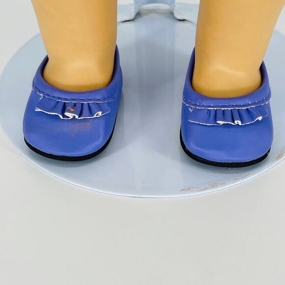 Authentic American Girl Doll Lilac / Purple Shoes / Flats for 18 inch Dolls GUC - Picture 14 of 14